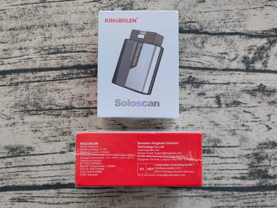Автосканер Kingbolen Soloscan для FORD, BMW та VAG сканер помилок OBD2
