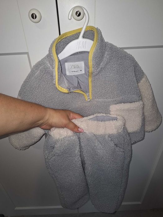 Komplet zimowy z misia