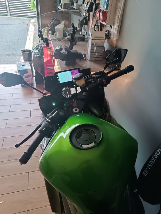 Kawasaki Z 1000 SX Kufry nawi GPS