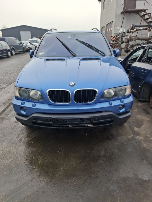 BMW X5 E53 Przedlift Maska Estorilblau Metallic
