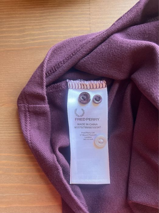 Polo FredPerry bordo