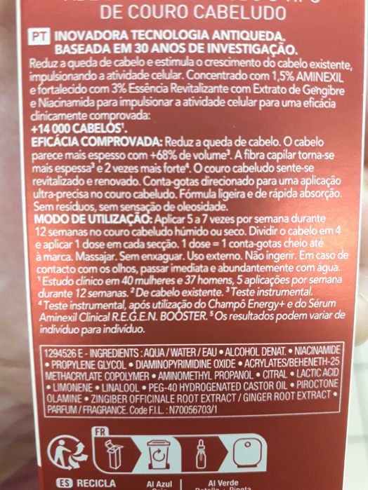 Serum Dercos antiqueda Regen Booster 20€