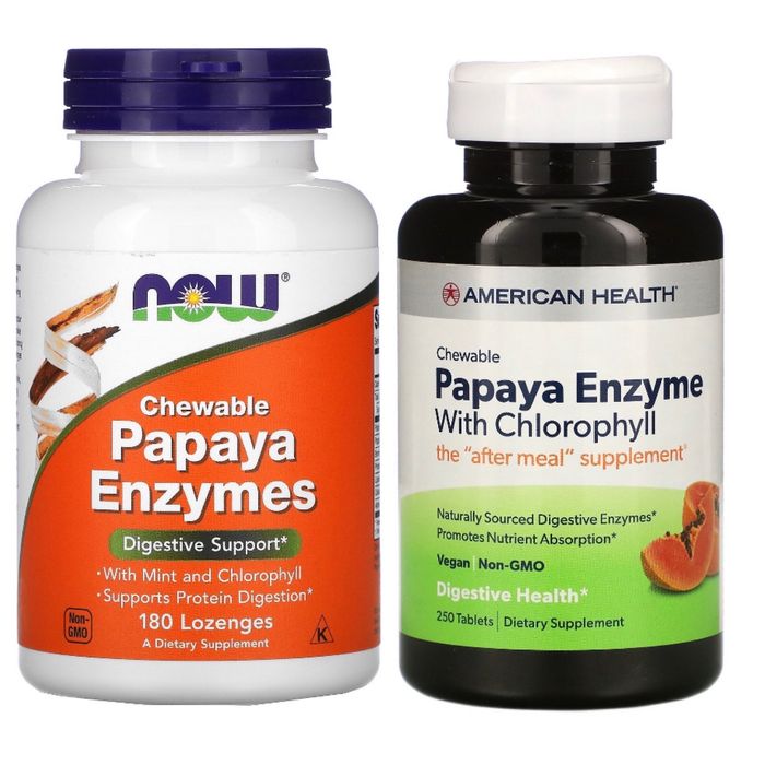 Ферменты ( энзимы ) папайи для пищеварения, папайя