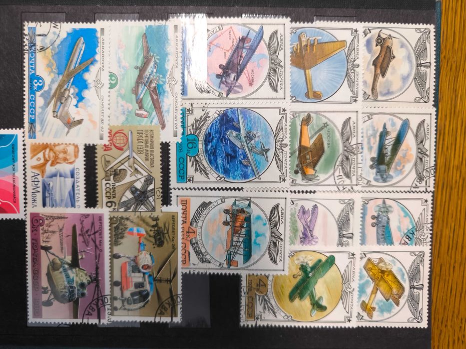 Znaczki pocztowe PRL, Kuba,Rumunia,CCCP,super stan,1947r-1960r.