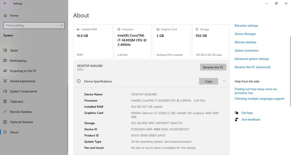 Ноутбук ігровий|i7-3630QM|SSD 500+HDD 1TB | NVIDIA 625M + 2GB | 16 ОЗУ