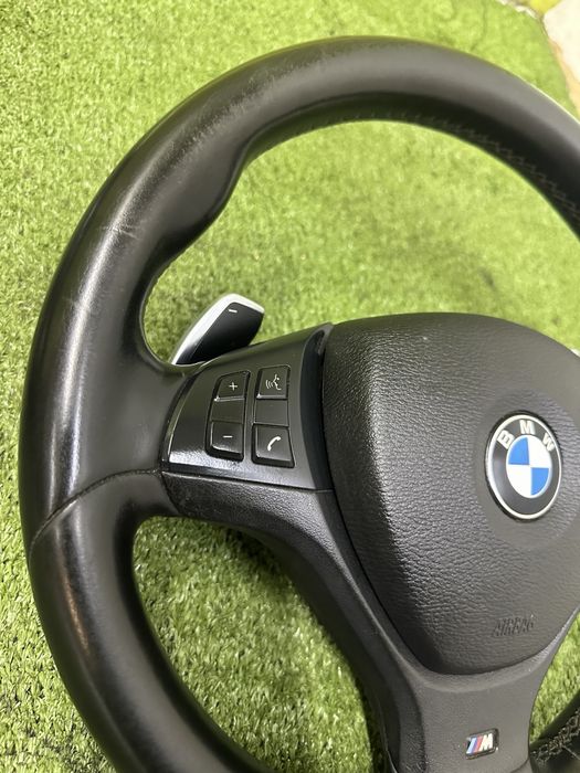 Кермо руль M з подушкою та підкермовими пелюстками BMW X5 E70 X6 E71 БМВ Х5 Е70 Х6 Е71