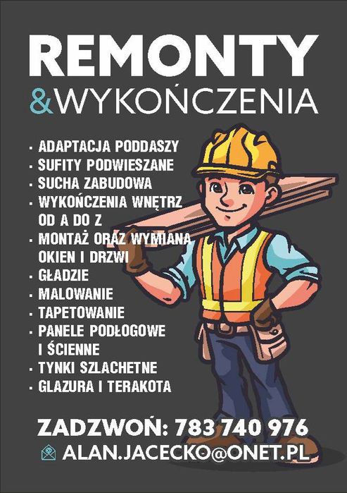 Usługi: Remonty i wykończenia