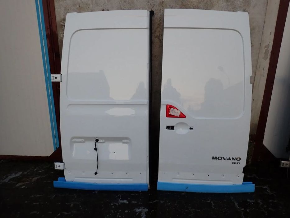 master 3 4 movano nv400 drzwi tylne model l1h1 l2h1 białe