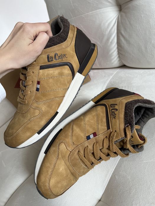 Lee Cooper zolte meskie buty zimowe 45