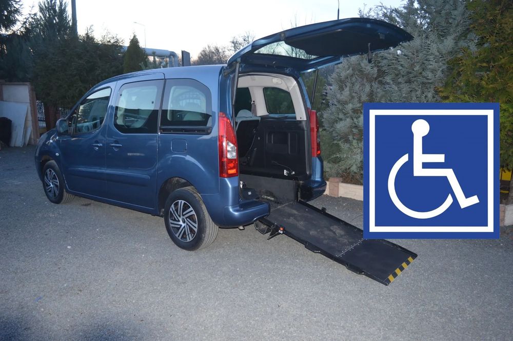 Citroën Berlingo Przystosowany do przewozu osoby niepełnosprawnej na wozku inwalidzkim