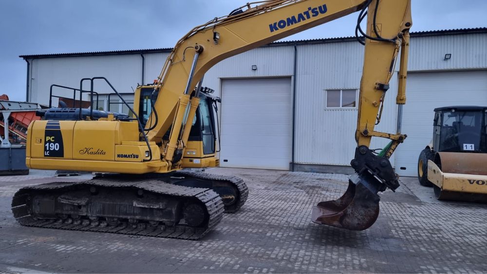 Экскаватор Komatsu PC 190 LC , болотная гусенница