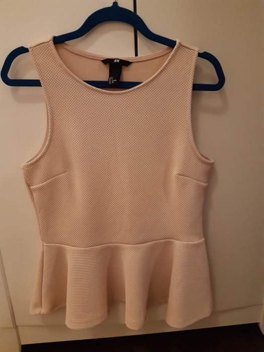 Bluzka z baskinką H&M