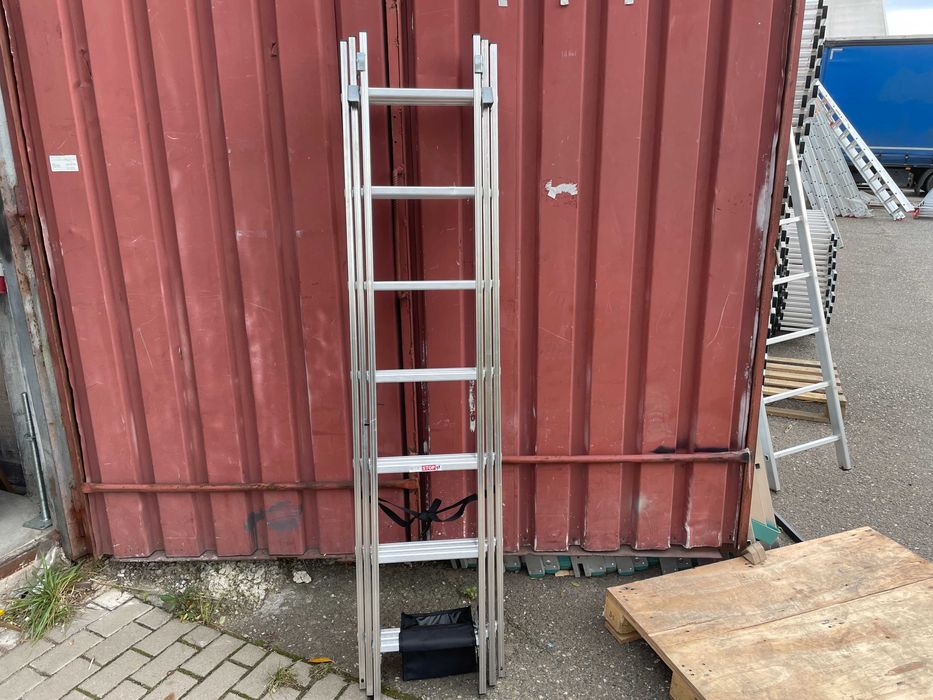Drabina aluminiowa z opcją na schody 3x7 HIGHER 4,25m 150kg II Gat