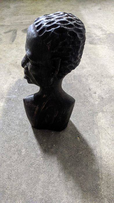 Escultura Miniatura Artesanato Angola Homem | Envio grátis*