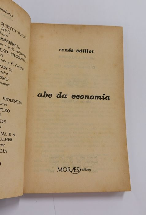 1a edição: ABC da economia, de René Sédillot