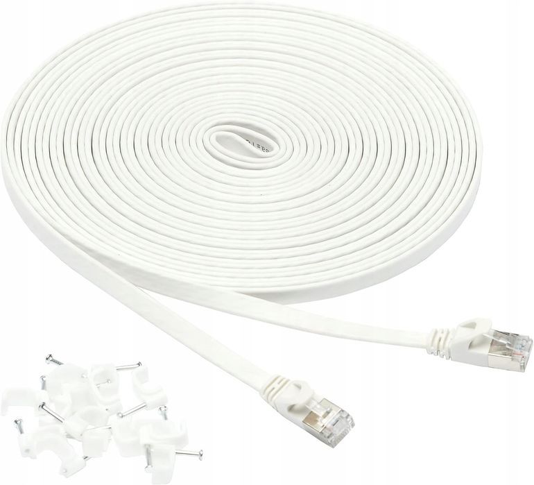 amazon basics rj45 cat-7 gigabit ethernet patch internet kabel 9,1m