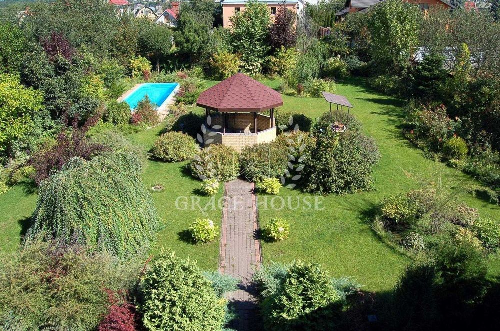 Продаж будинку з басейном та підвалом Гатне Гатное 16 соток 6 кім. газ