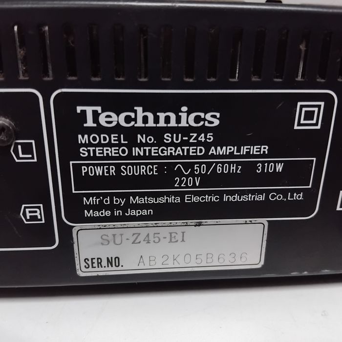 TECHNICS amplificador SU-Z45