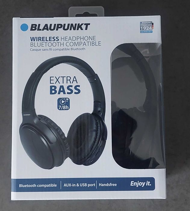 Headphones Blaupunkt wireless dobráveis Novos