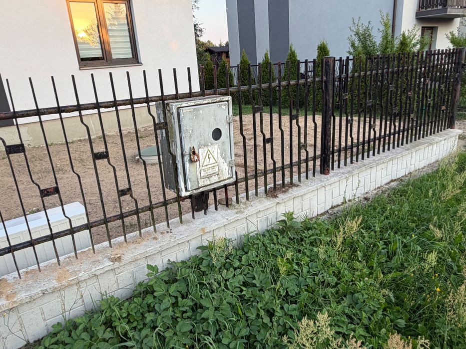 Ogrodzenie metalowe 2 bramy i furtka
