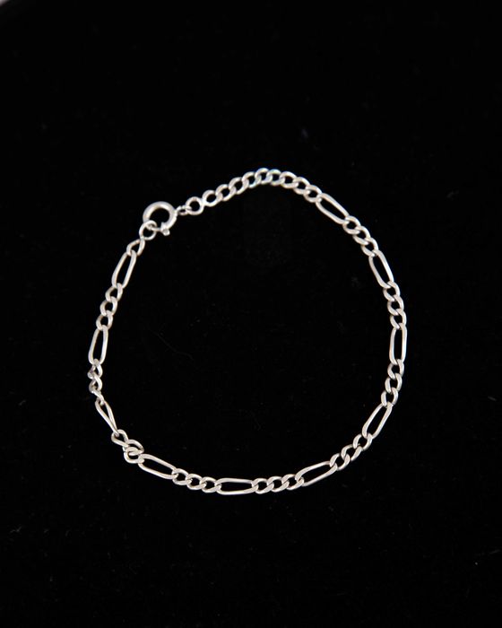 Pulseira em Prata 925 Malha Fígaro