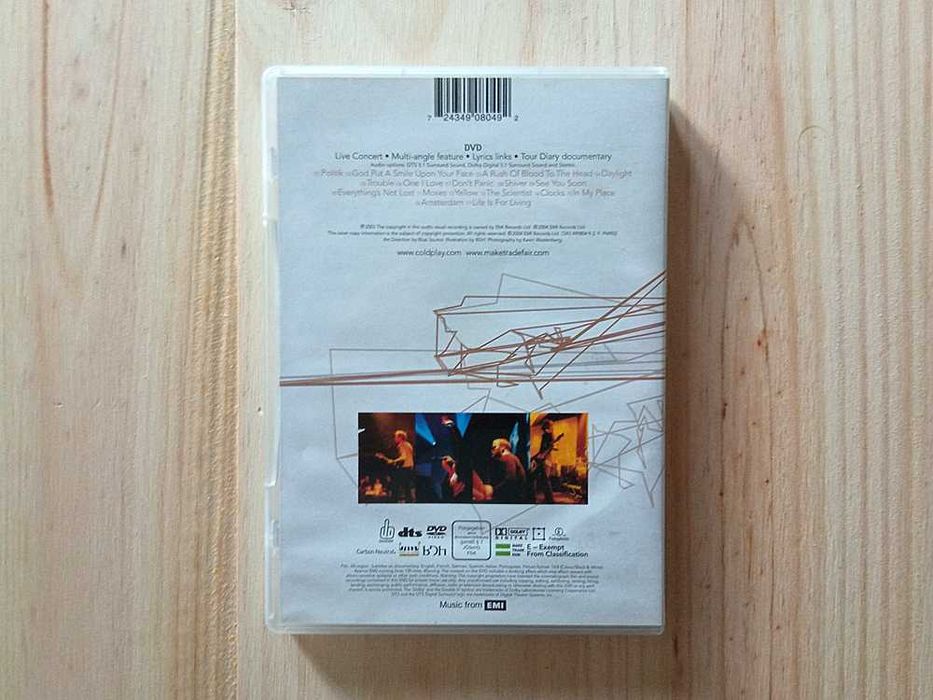 DVD Coldplay Live 2003