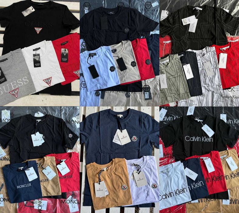 Koszulki shirt męskie koszulka męska guess philipp plein Premium