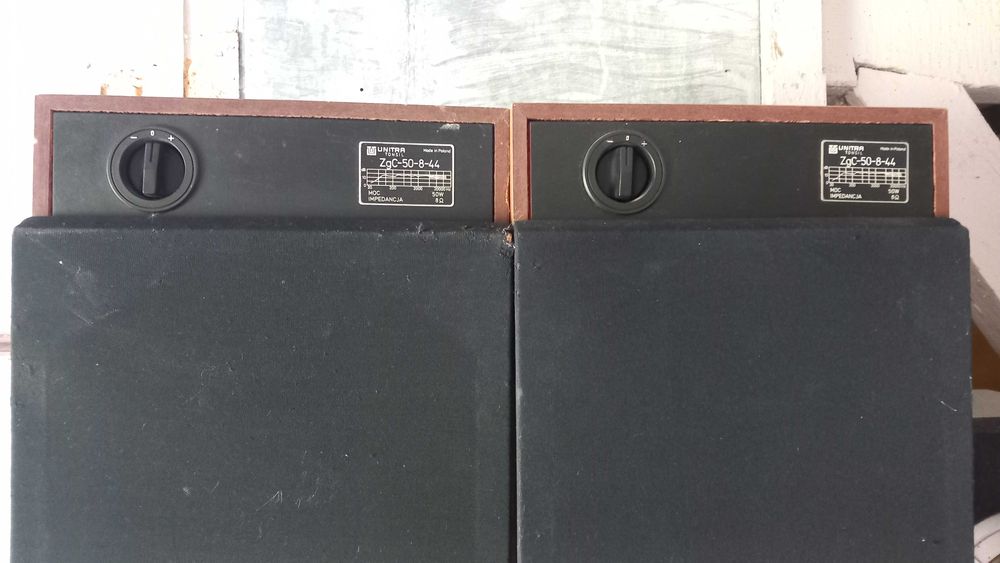 kolumny,głośniki unitra tonsil 50 W dwie sztuki.