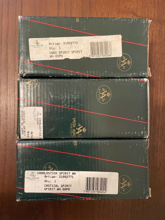 Castiçal (2 unidades) + Jarra VA