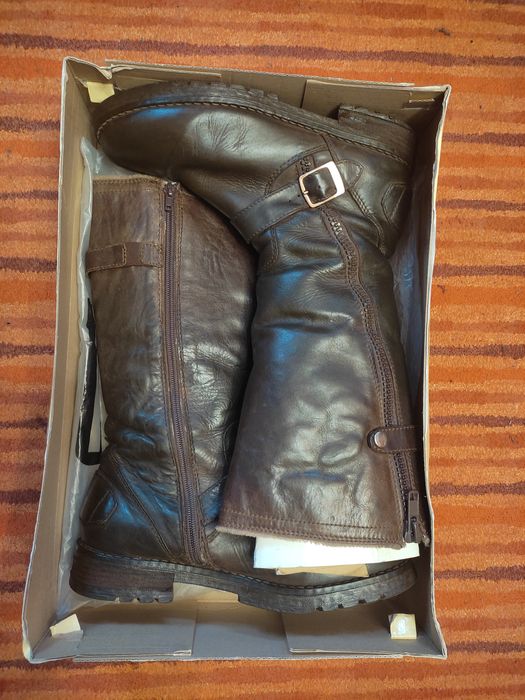 Сапоги женские зимние 39 р. Кожаные