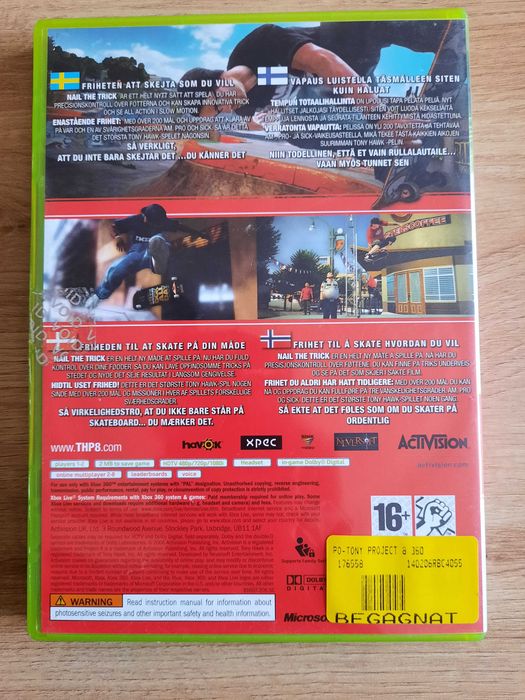 Tony Hawk's Project 8 Xbox 360