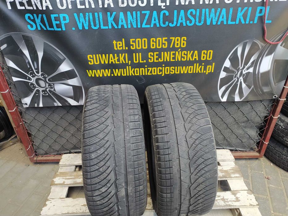 2x używane opony zimowe 245/45 R18 Michelin Gwarancja Montaż