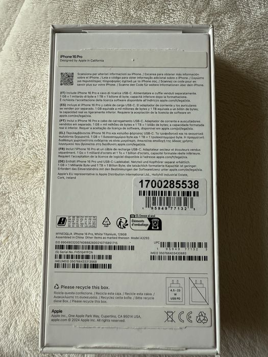 Iphone 16 pro 128Gb na garantia