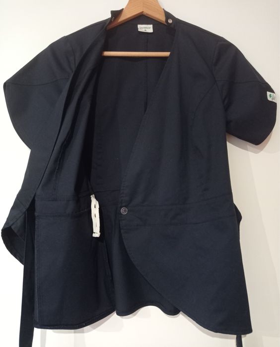 Komplet medyczny scrubs baskinka granat Spa Wear S