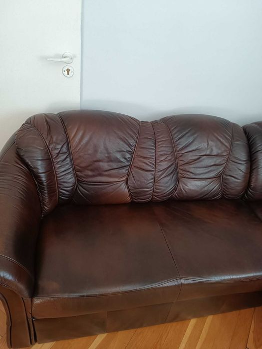 Kanapa rogowa z fotelem