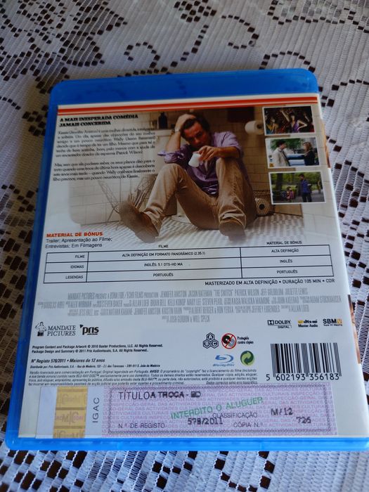 A troca BLU Ray filme