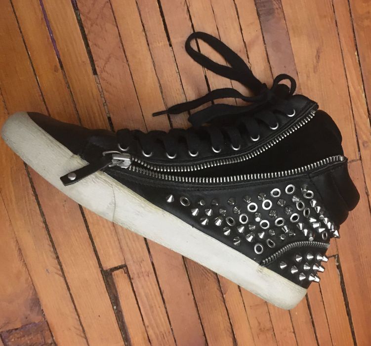 Zara Winter skorzane trampki
