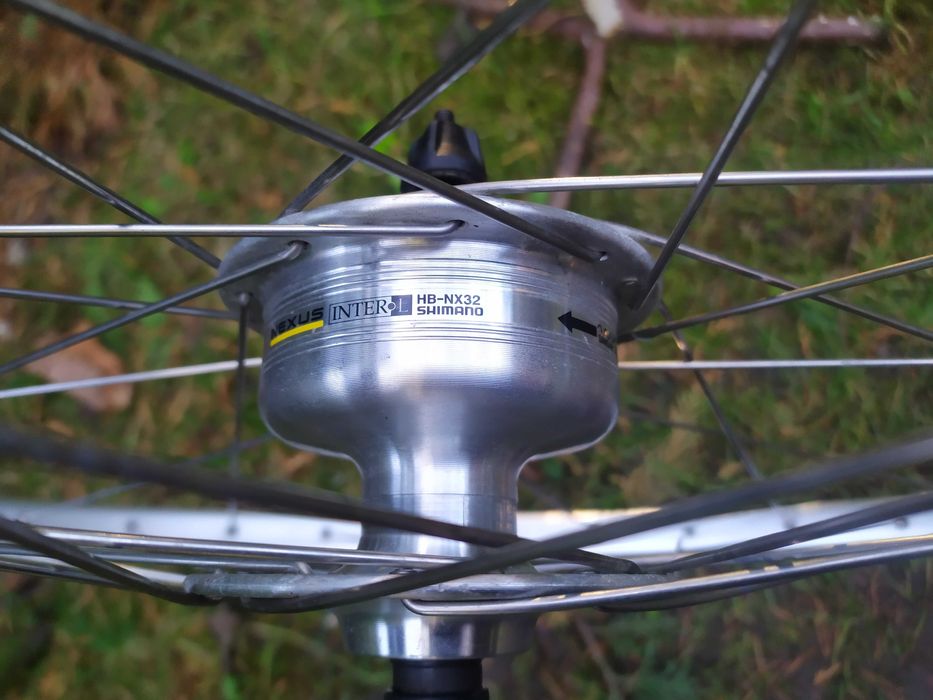 SHIMANO  NEXUS Inter-L  HB-NX32 DYNAMO, Vuelta TEMPES ,DtSwiss Polecam