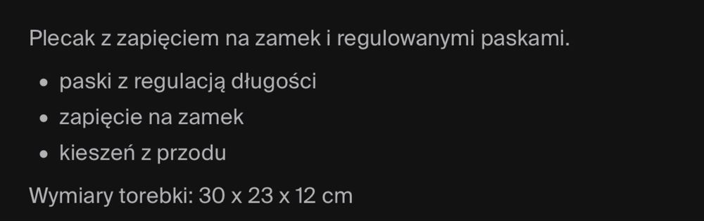 Plecak  MOHITO