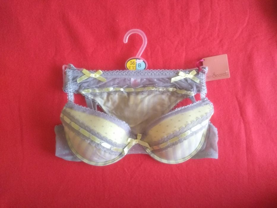 Walentynki Nowy komplet bielizny r. 80B + 40/42
