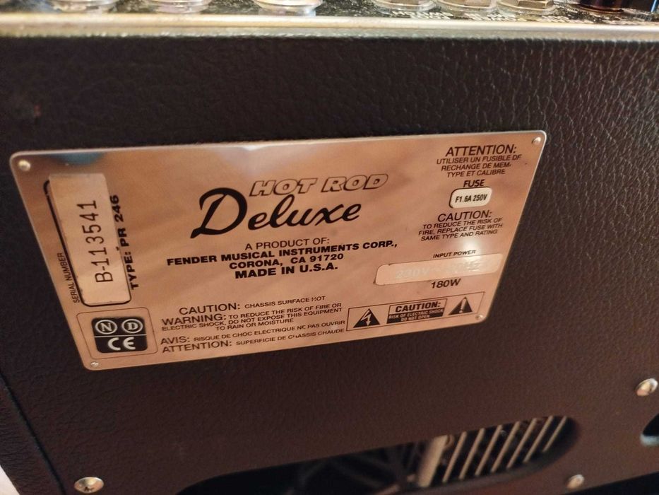 Amplificador Fender Hot Rod Deluxe
