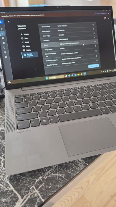 Laptop Lenovo IdeaPad 5 | Ryzen 7 4800U | 16 GB RAM | SSD 512 GB | Stan idealny