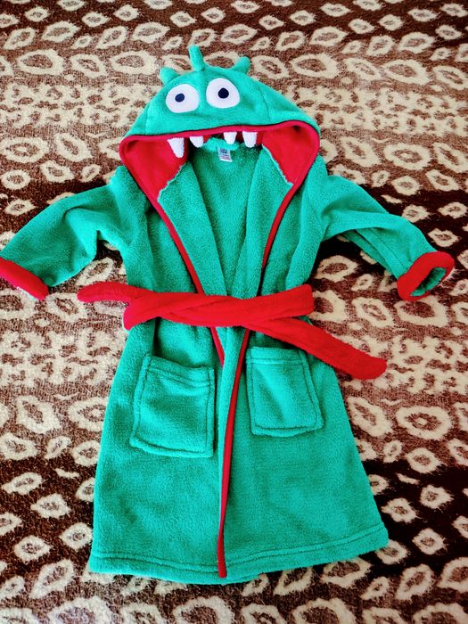 Szlafrok dziecięcy smok/ krokodyl r 98
