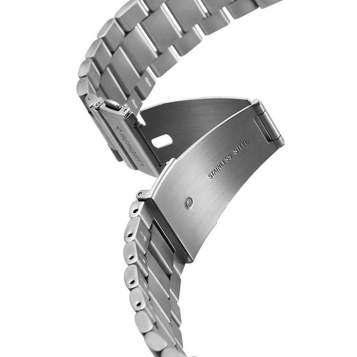 Pasek Bransoleta Spigen Fit Band Samsung Galaxy Watch 3 45Mm Srebrny
