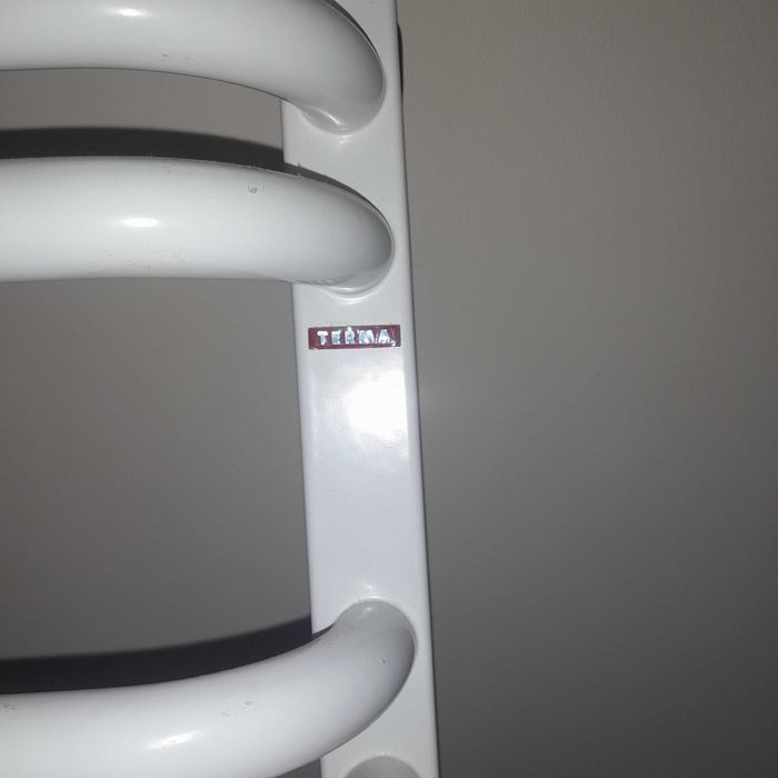 Grzejnik Łazienkowy Suszarkowy Biały Zasilanie Boczne 760x500-445W