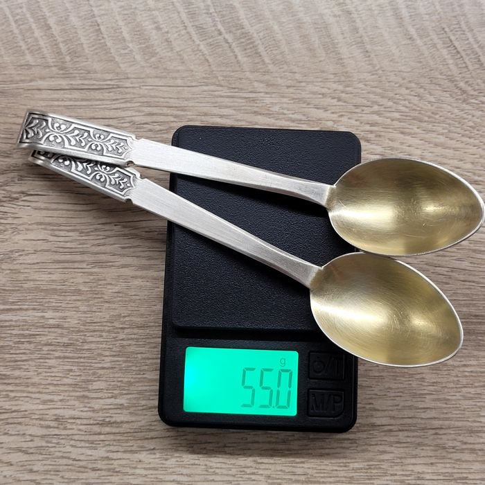 Серебряные чайные ложки_СССР