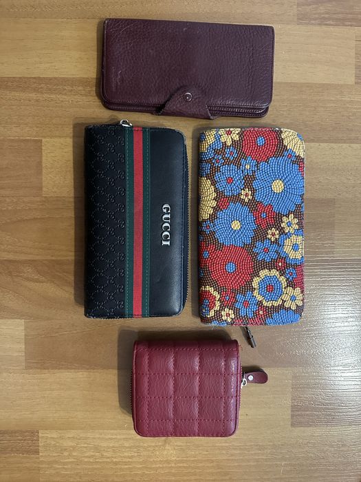 Новый кошелек сумка на ремешке клатч замш, натуральная кожа