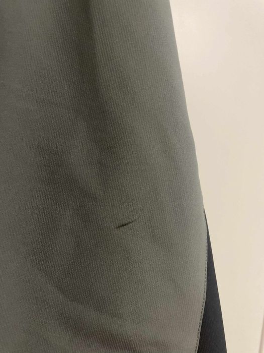 Szare męskie spodnie dresowe szelesty Adidas XXL