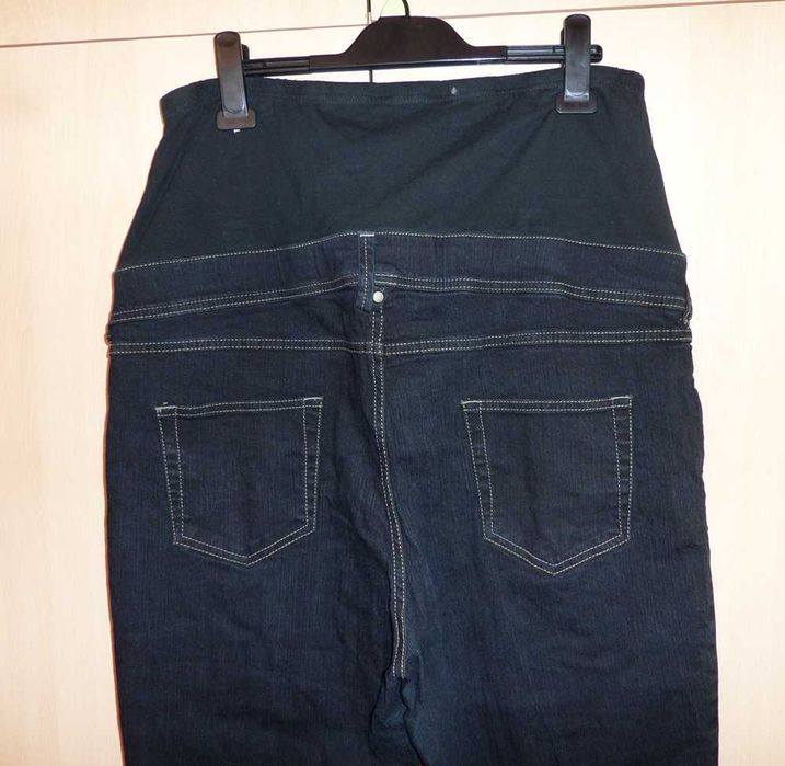 spodnie ciążowe dzins biodra 114 cm