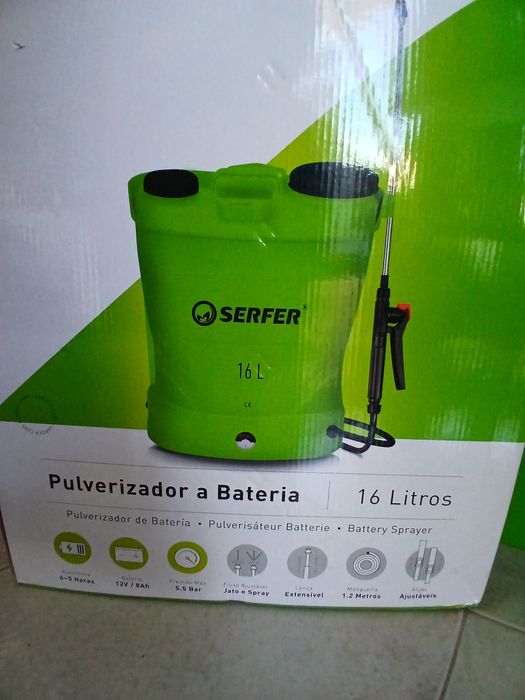 Pulverizador a bateria 16 litros